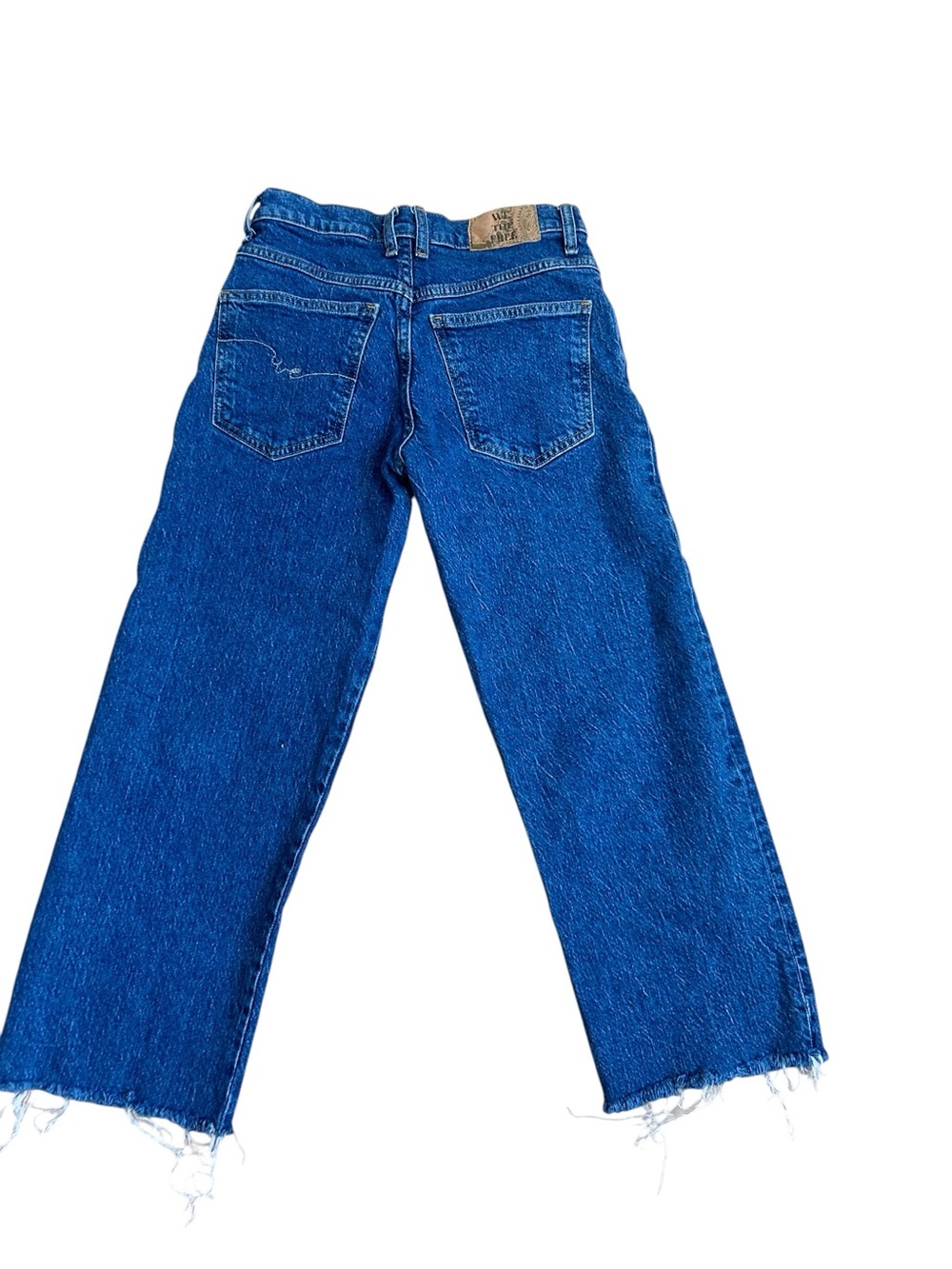 Free People We The Free Raw Hem Cropped Denim Jeans size 24 - Picture 6 of 6